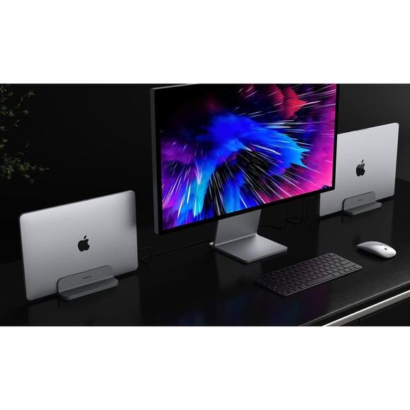 Aluminum Laptop Vertical Stand Organizer for Apple products - Spacegrey - Picture 7 of 7